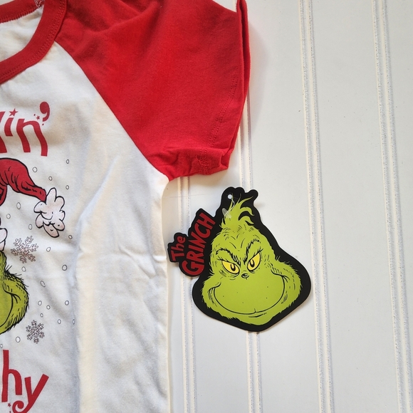The Grinch short sleeve shirt fir kids Unisex Feelings Grinchy Sz L (14) - Picture 7 of 9